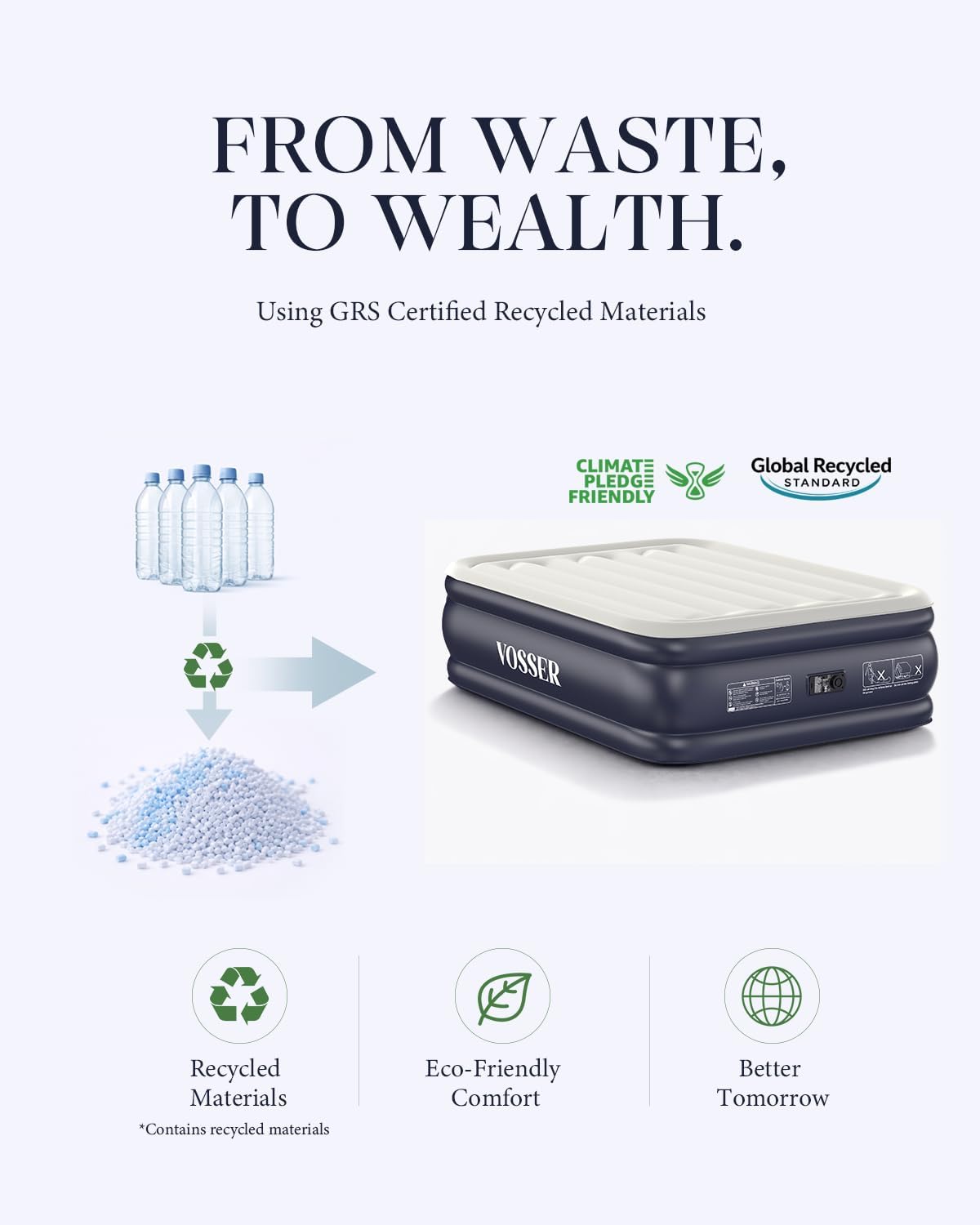 Thumbnail 6 de VOSSER Air Mattress Queen with Built-in Pump