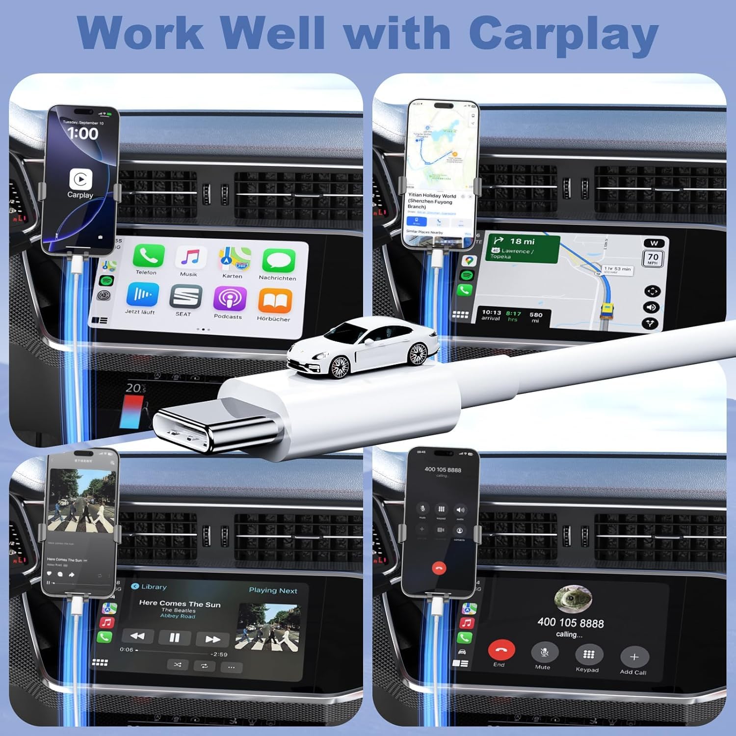 Thumbnail 5 de Wenboow iPhone 15 16 17 Charger Cable 2M