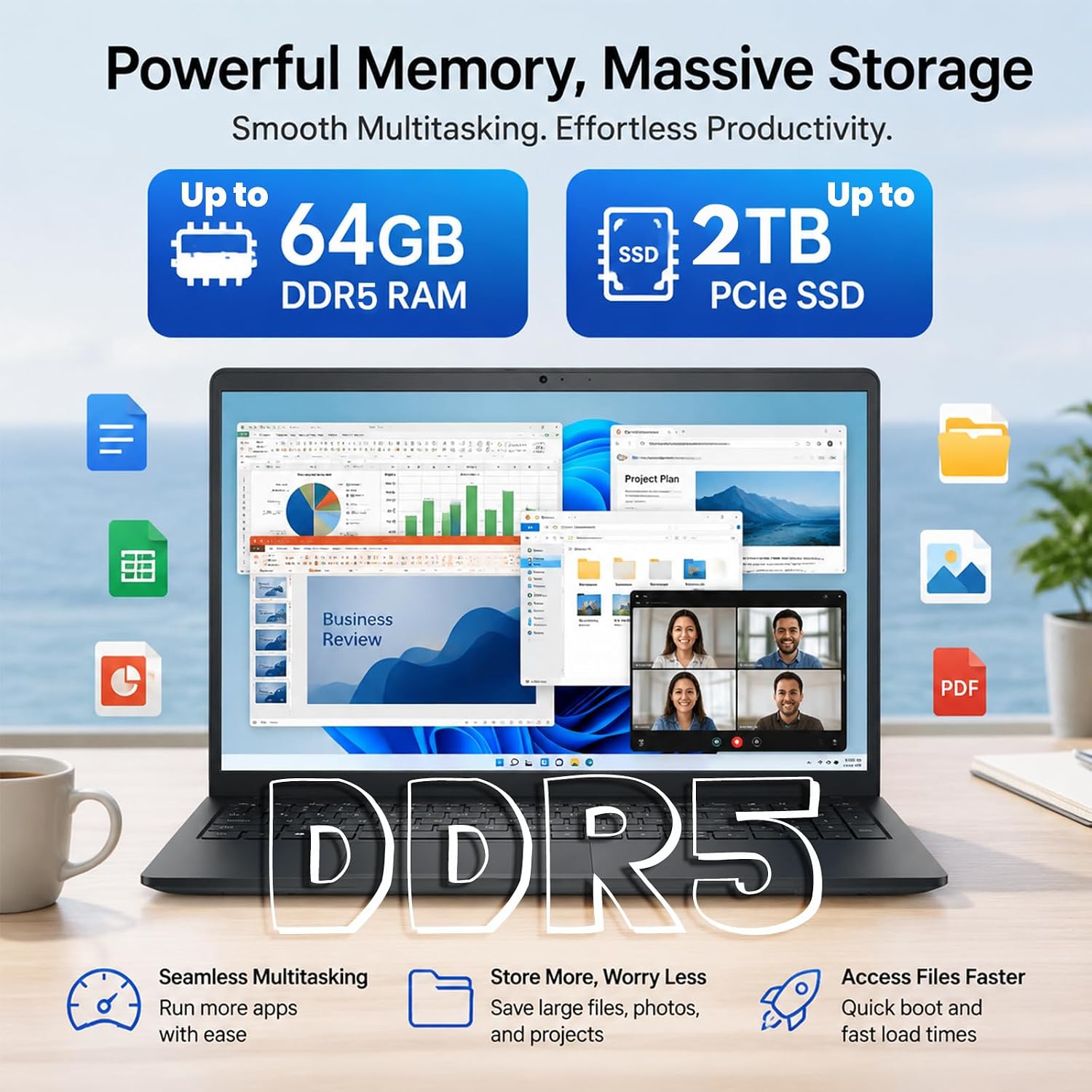 Detalle de Dell touchscreen laptop with 1TB SSD
