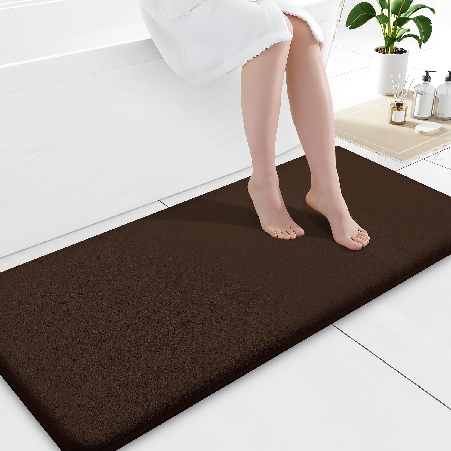 Detalle de Smiry Memory Foam Bath Mat 47x17