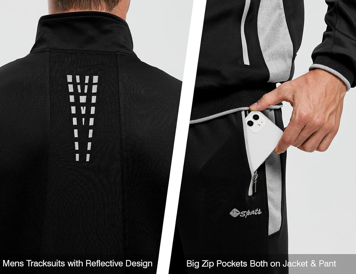 Thumbnail 4 de TBMPOY Men’s Tracksuits Lightweight 2-Piece