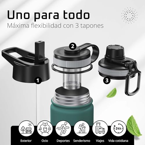 Thumbnail 1 de Active Flask Botella Térmica Inox 1L y 500ml 🚰