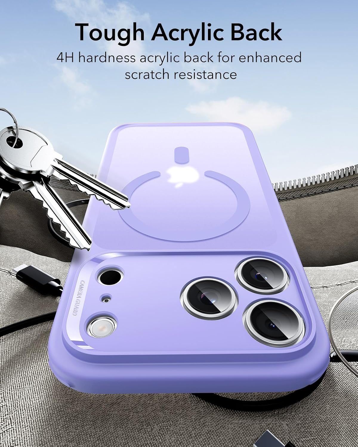 Thumbnail 6 de ESR for iPhone 17 Pro Case | Military-Grade Hybrid Protection in Frosted Purple