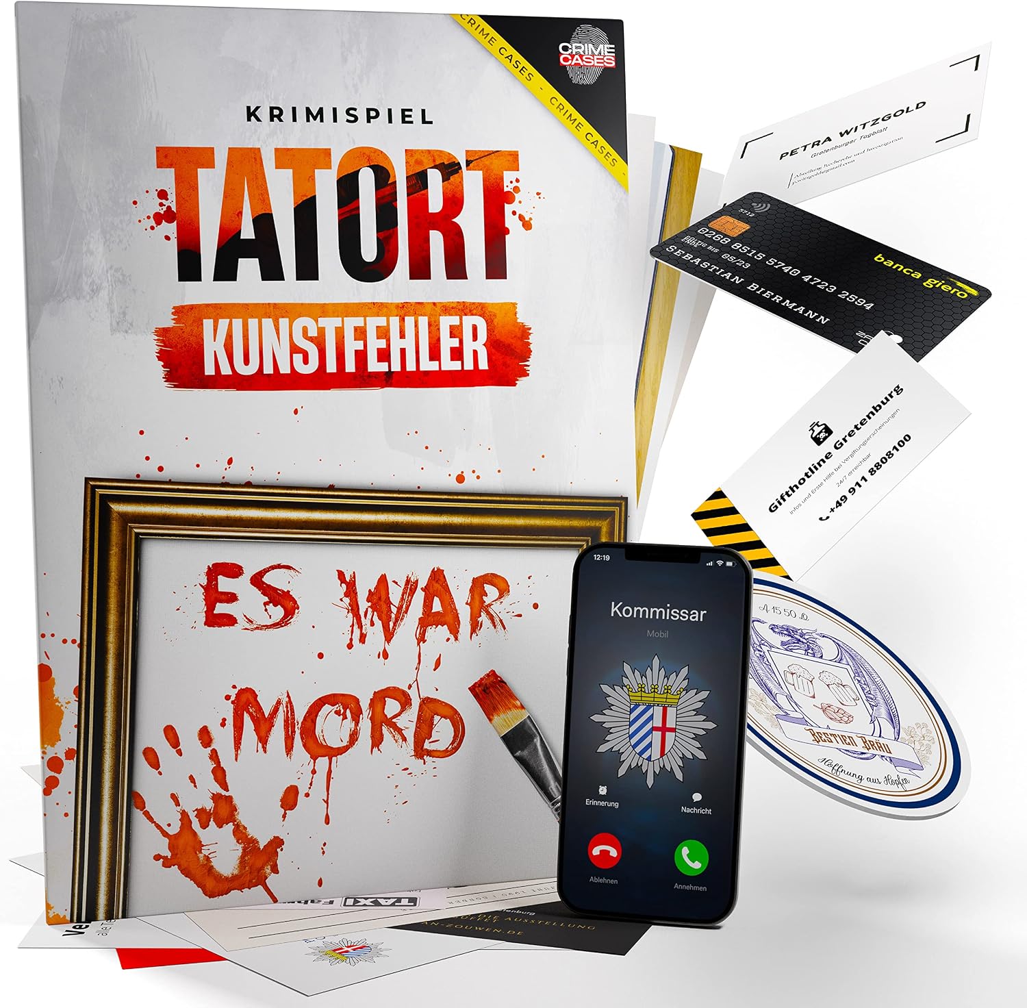 Detalle de CRIMECASES Tatort: Kunstfehler Krimispiel für Erwachsene