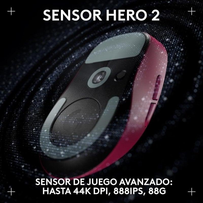 Detalle de Logitech PRO X SUPERLIGHT 2 Ratón gaming 44.000 DPI