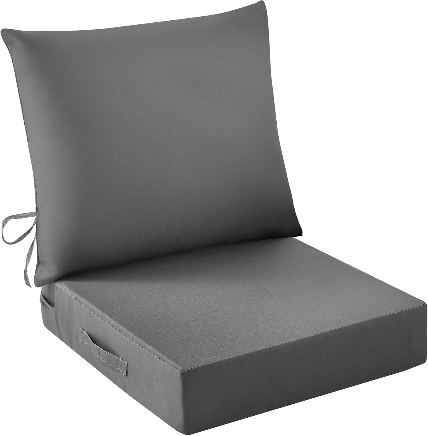 Detalle de IASEAHK ISHWD2424575-25225-DarkGrey2 Outdoor Cushion Set, Dark Gray