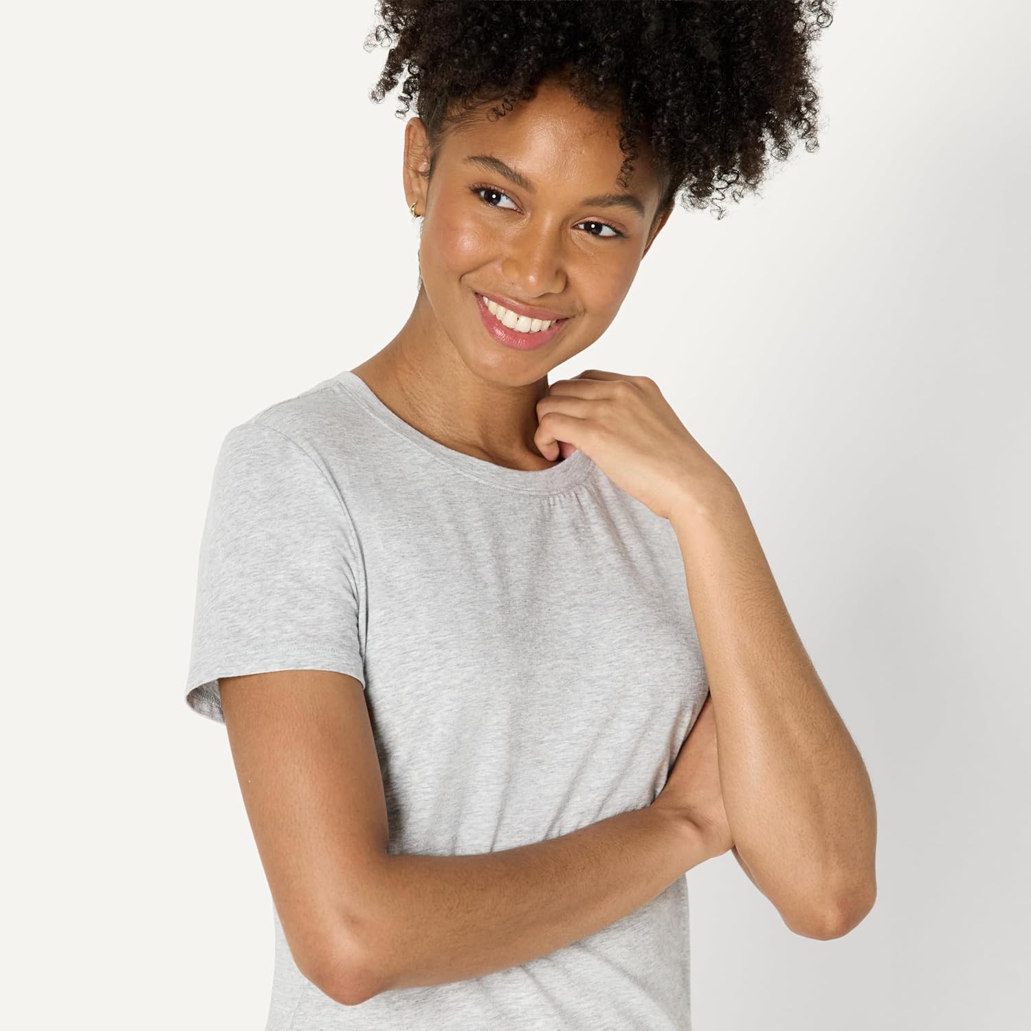 Thumbnail 2 de Amazon Essentials Damen Active Soft Cotton Leichtes Yoga-Workout-T-Shirt (Regular Fit)