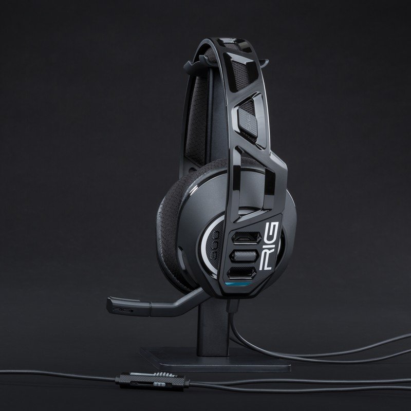 Detalle de Nacon RIG Serie 300 PRO HN – Auriculares Gaming Multiplataforma (Negros)