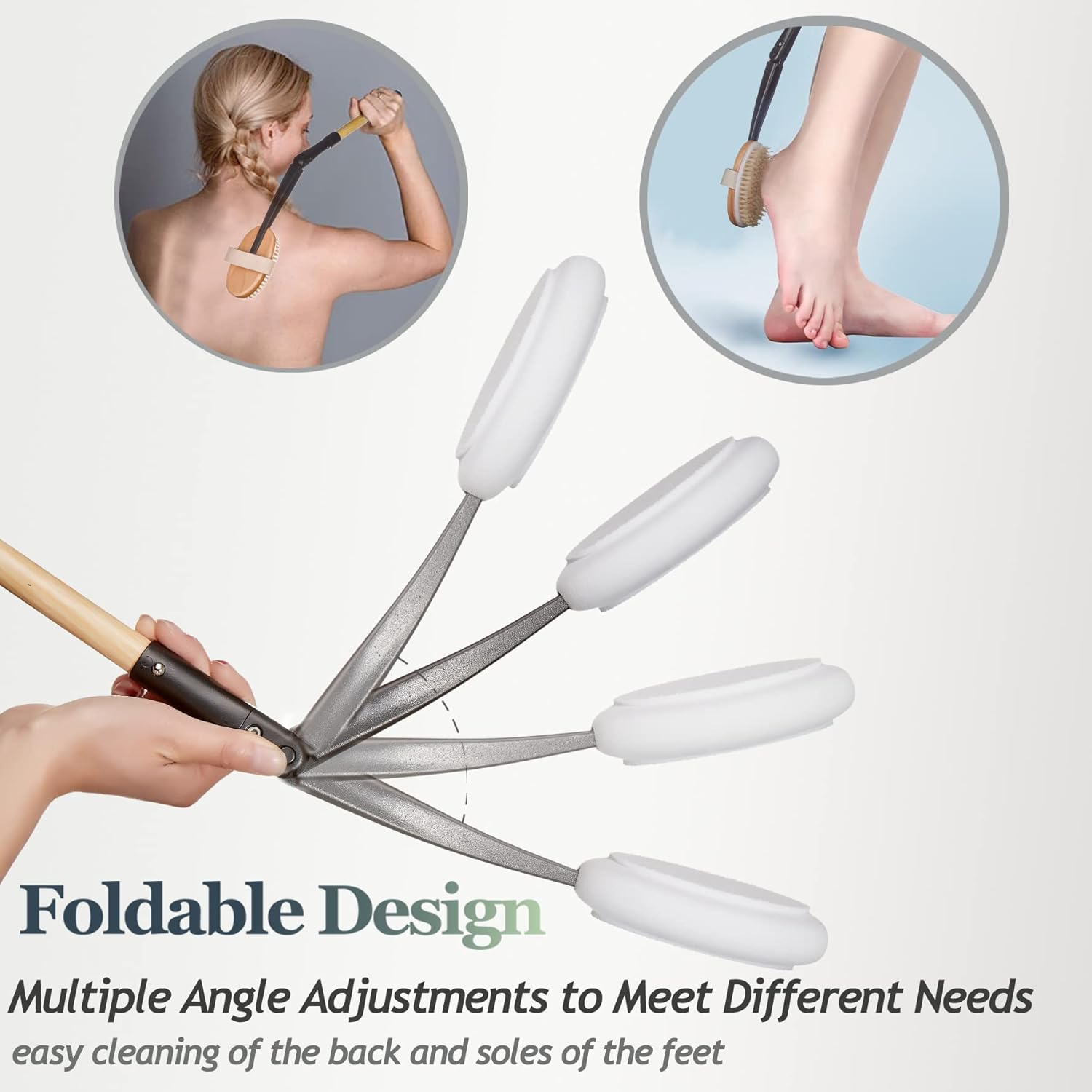 Detalle 2 de Back scrubber brush 2 in 1