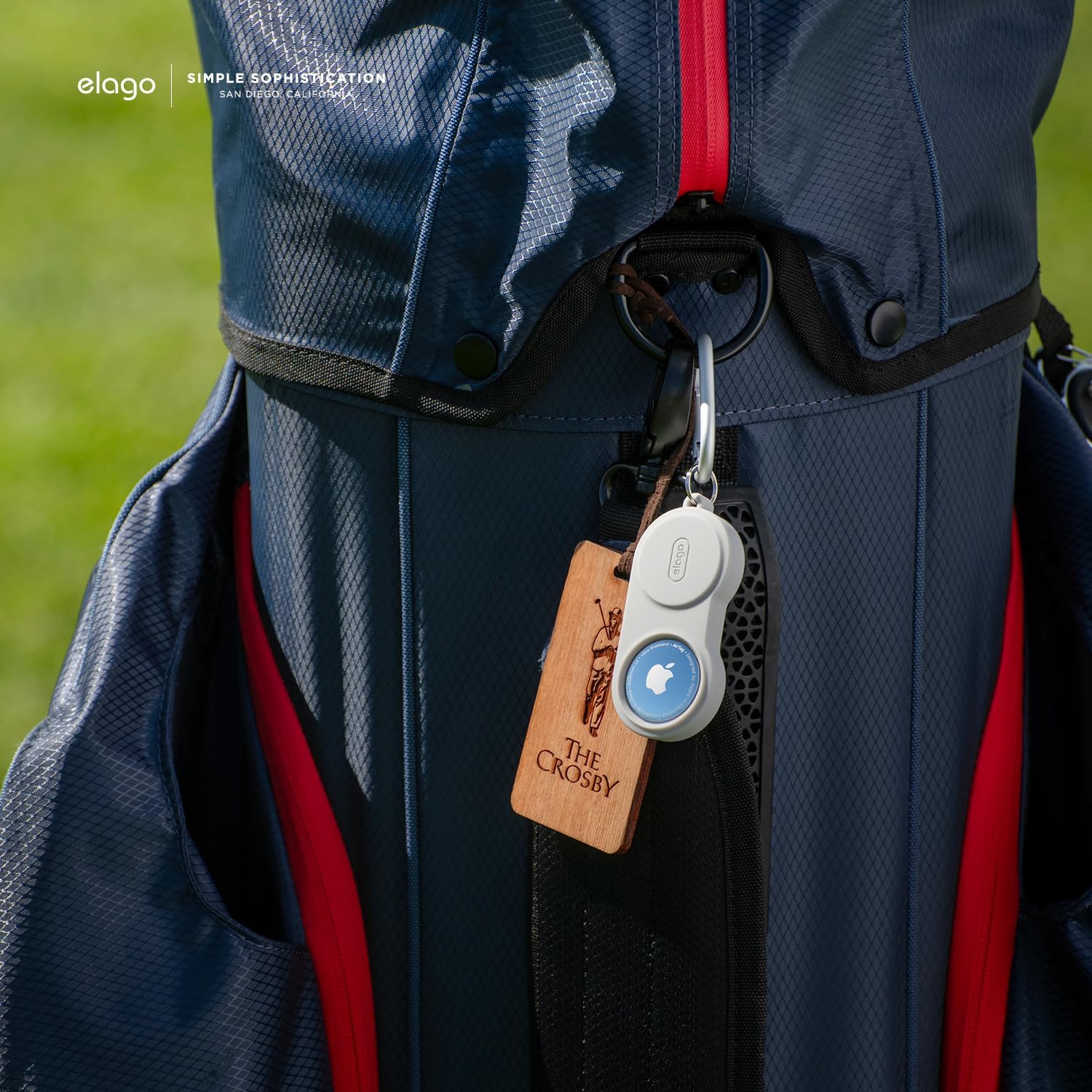 Thumbnail 1 de elago W5 : coque porte-clés compatible AirTag 2e génération & 1re génération (gris) pour protection anti-chute