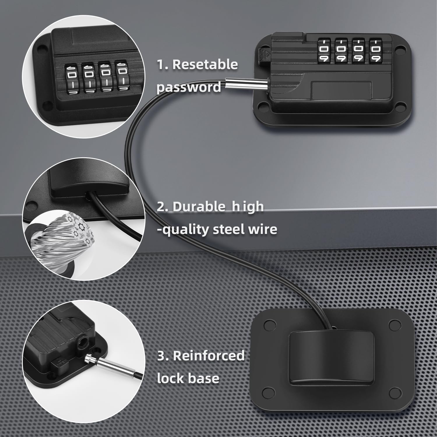 Thumbnail 2 de Ougourim Refrigerator Lock with 4-Digit Code