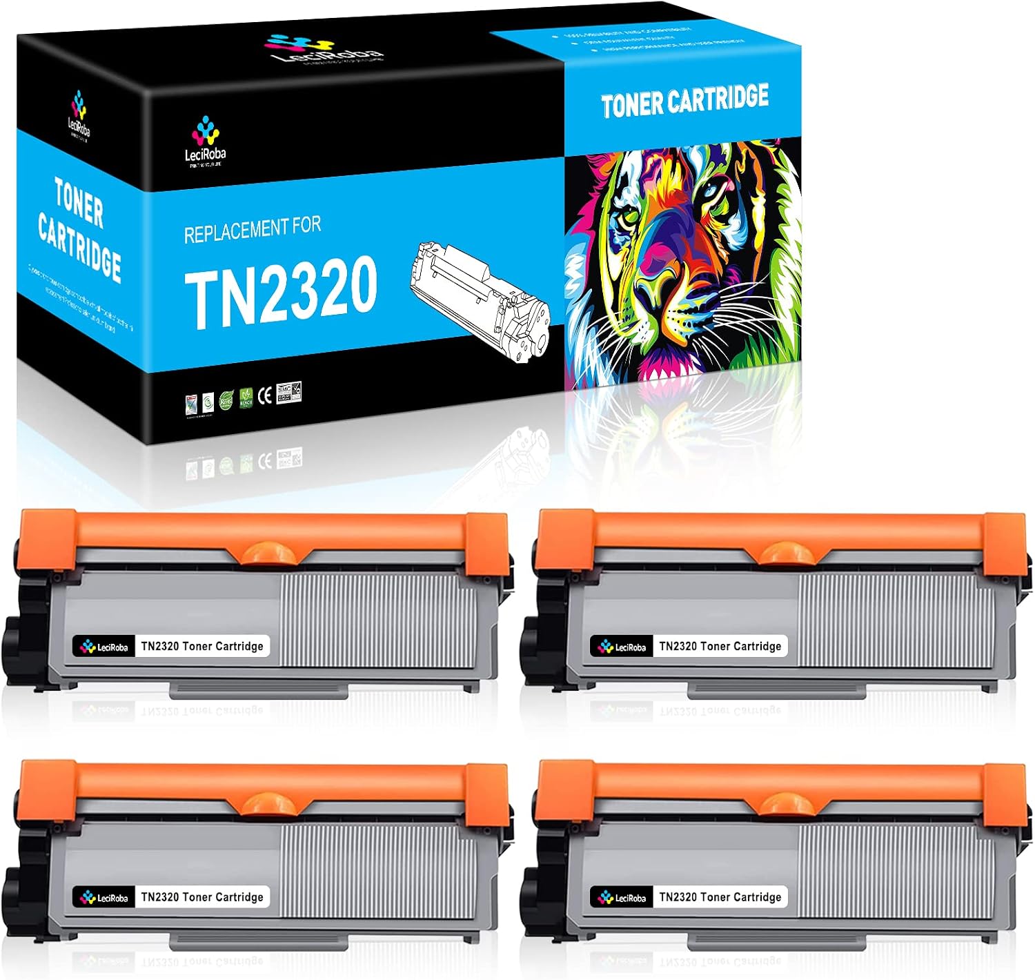 Detalle de LeciRoba TN-2320 tóner negro 2600 páginas
