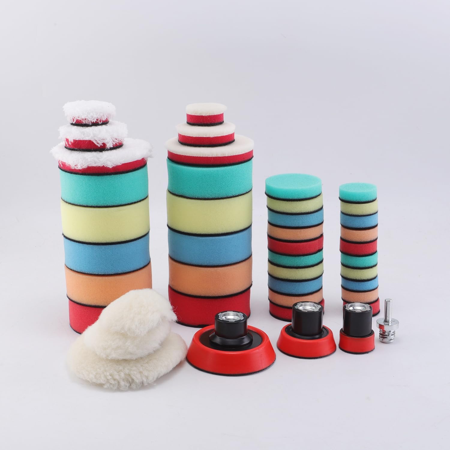 Detalle de SPTA POSWMIX36 kit tamponi lucidatura 43 pezzi