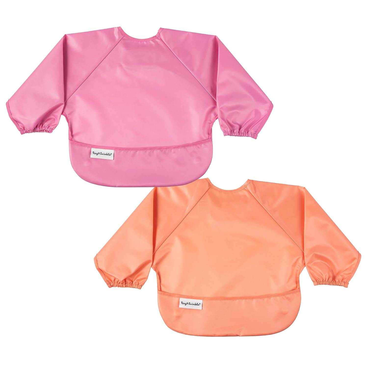 Detalle de Tiny Twinkle Long-Sleeve Bib, 2-Pack