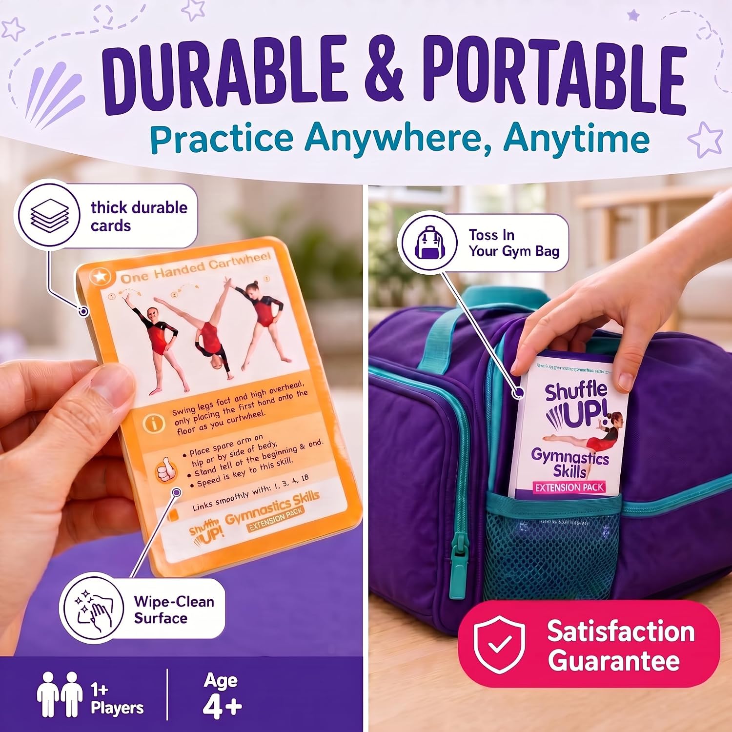 Thumbnail 6 de Gymnastics Skill Cards, 22 Skills