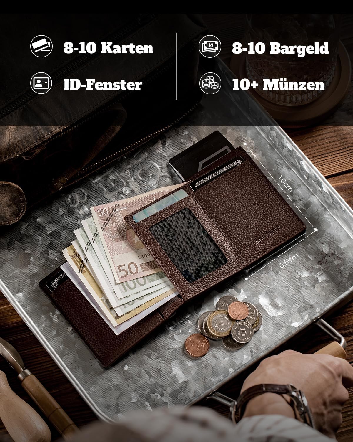 Thumbnail 3 de DODENSHA MagSnap Pebble Slim Geldbörse