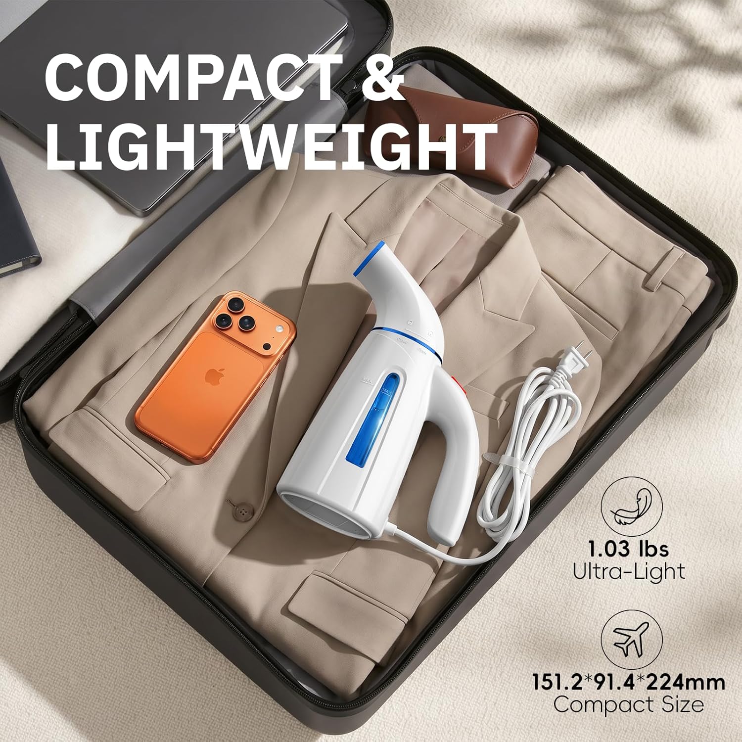 Detalle de OGHom Handheld Steamer 240ml
