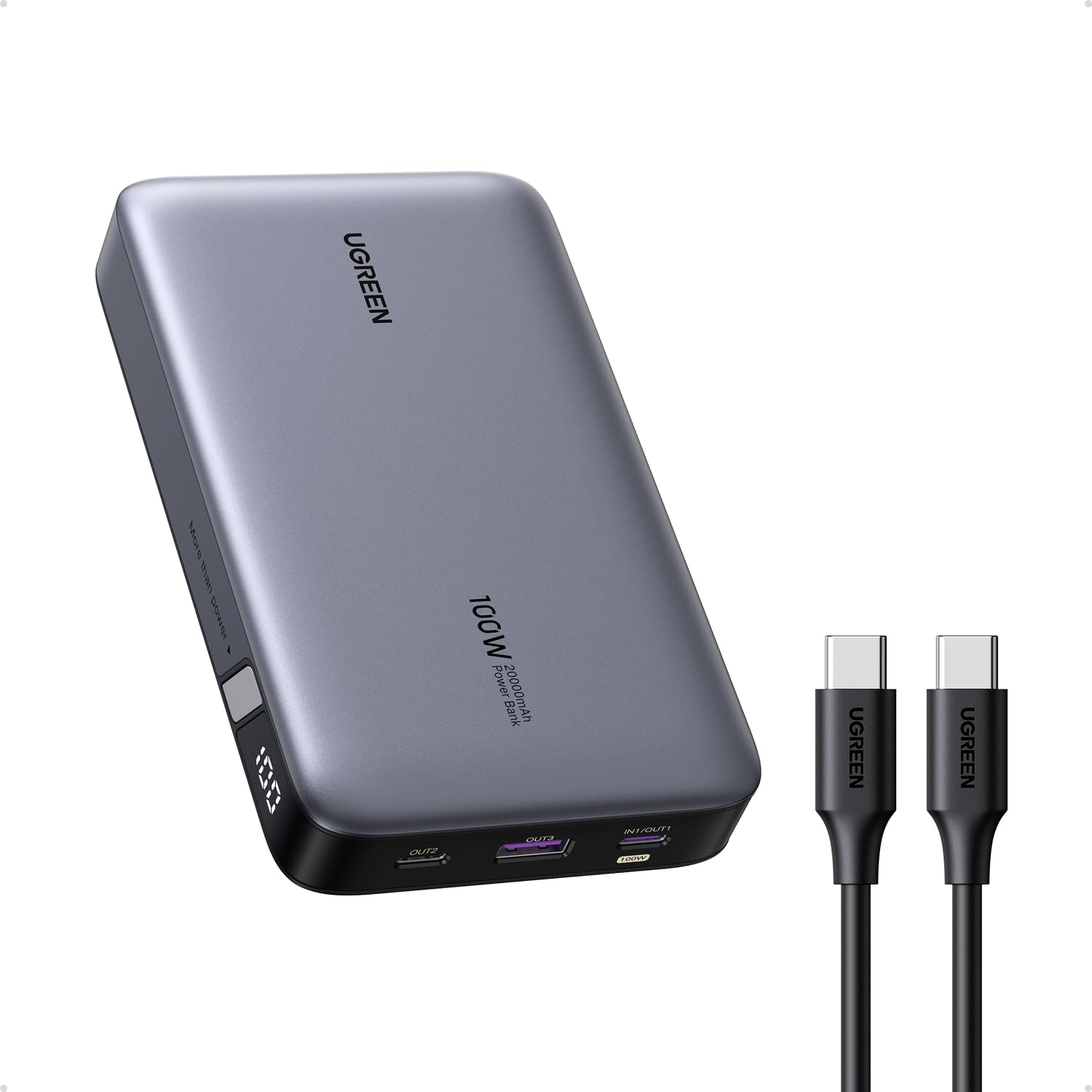 Detalle de UGREEN Nexode Power Bank 20000mAh