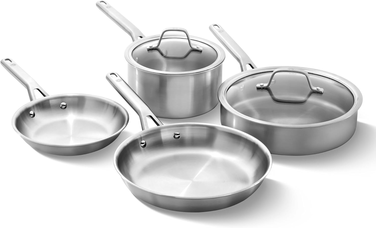 Detalle de Calphalon Stainless Steel Cookware Set, 3-Piece