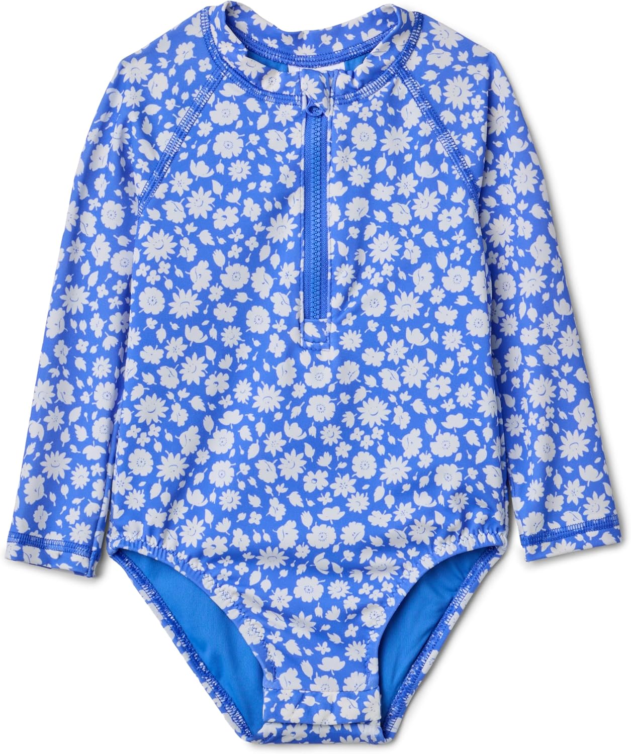 Detalle 2 de Maillot de bain une pièce rashguard manches longues pour bébé fille Amazon Essentials