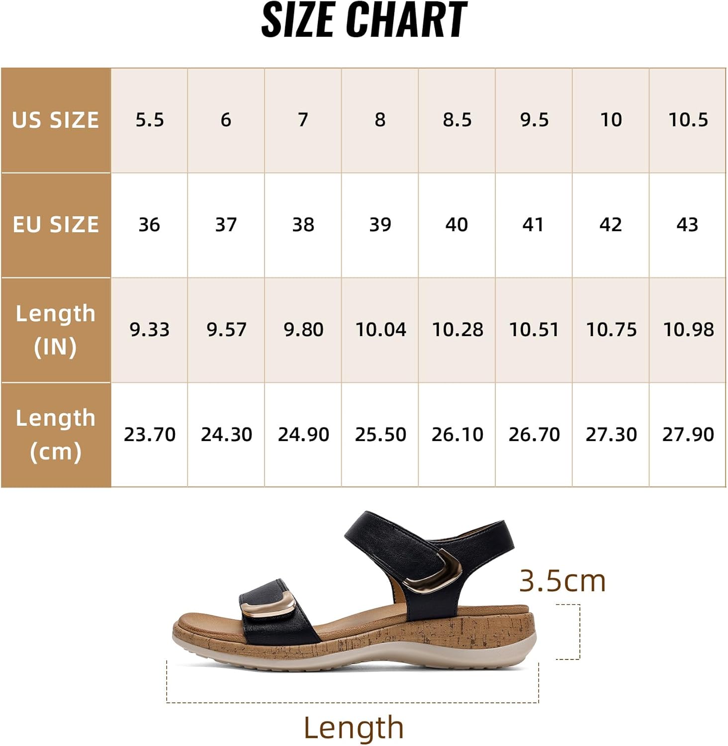 Thumbnail 5 de Littleplum Sandales Femme Été Confortables et Polyvalentes – Casual Plats