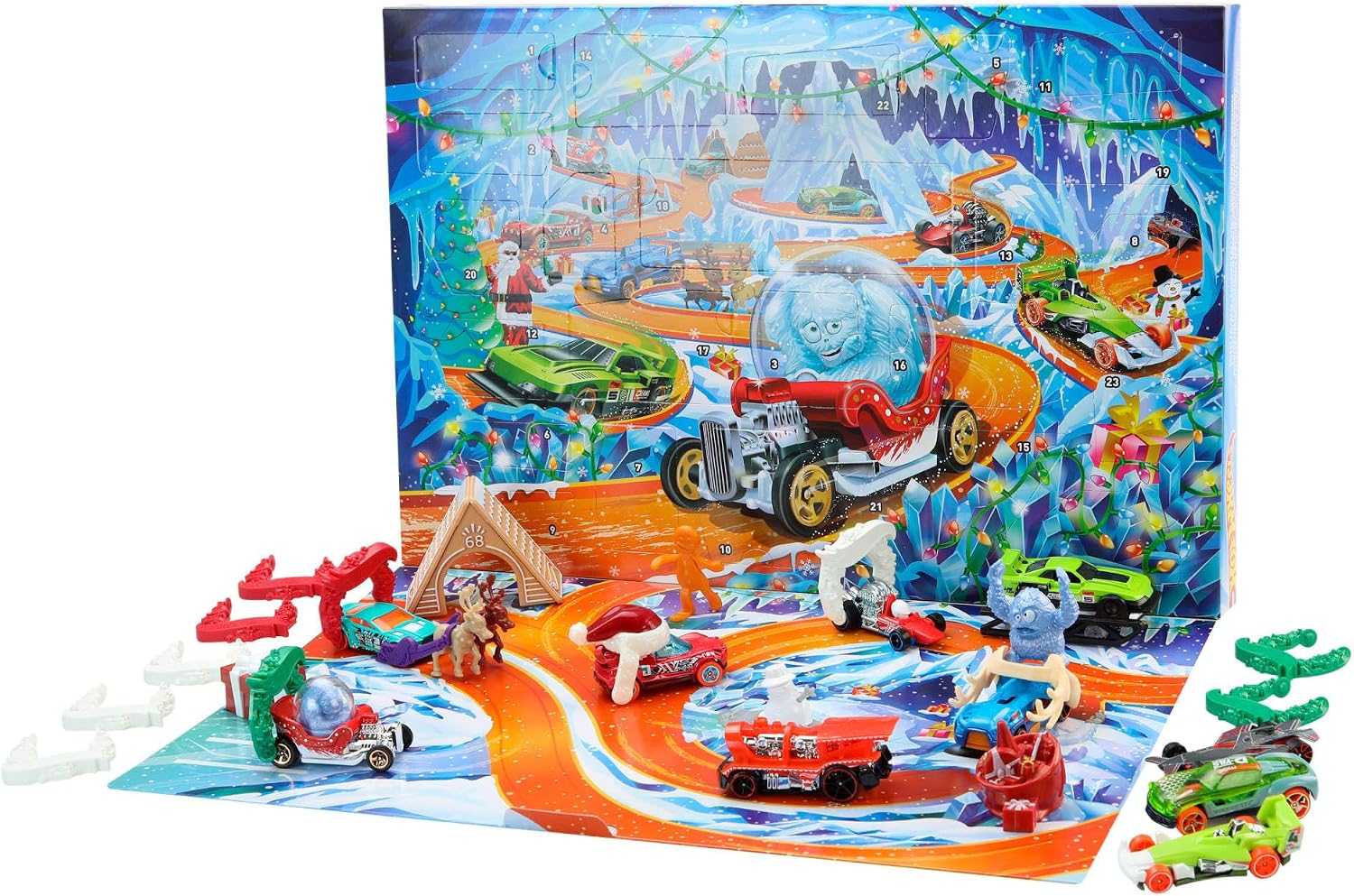 Thumbnail 1 de Hot Wheels Calendrier de l’Avent 2026 – une déco festive et des surprises à portée de porte