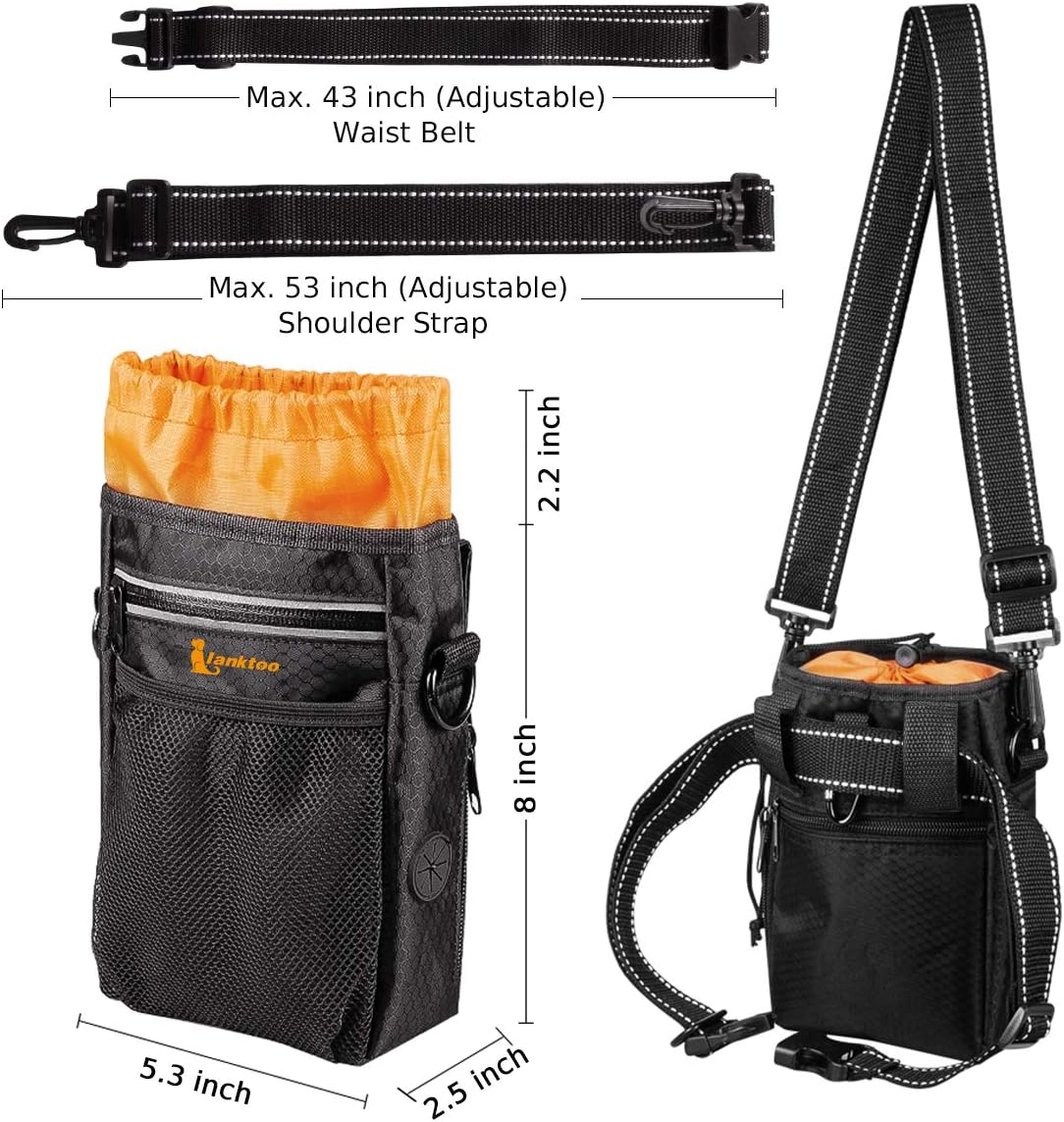 Thumbnail 6 de lanktoo Dog Treat Pouch Bag with Poop Holder