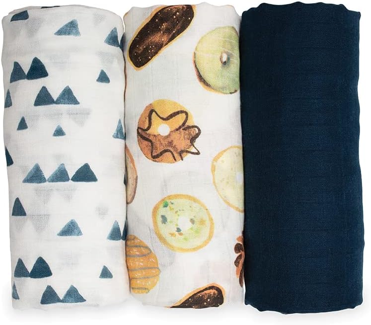 Detalle de Lulujo Muslin Swaddle Blankets, 47 x 47 Inch