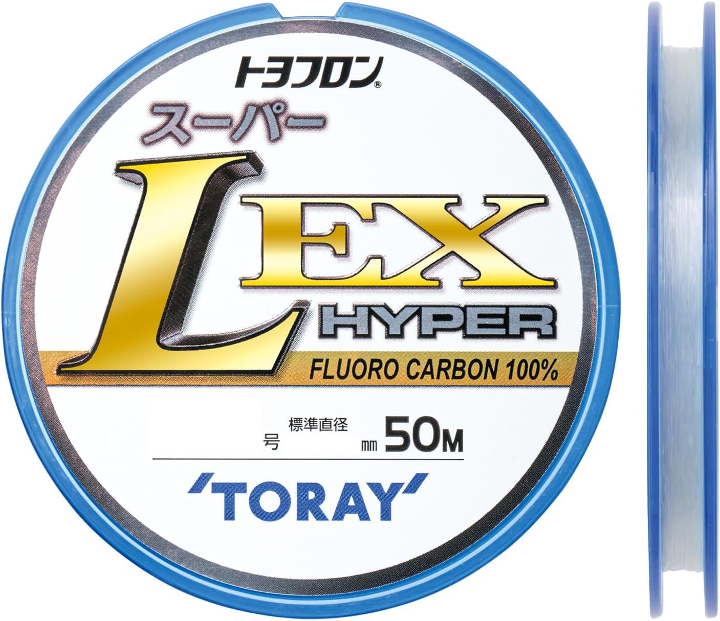 Detalle de 東レ(TORAY) トヨフロン スーパーL EXハイパー フロロカーボンライン 50m・ナチュラル 1号