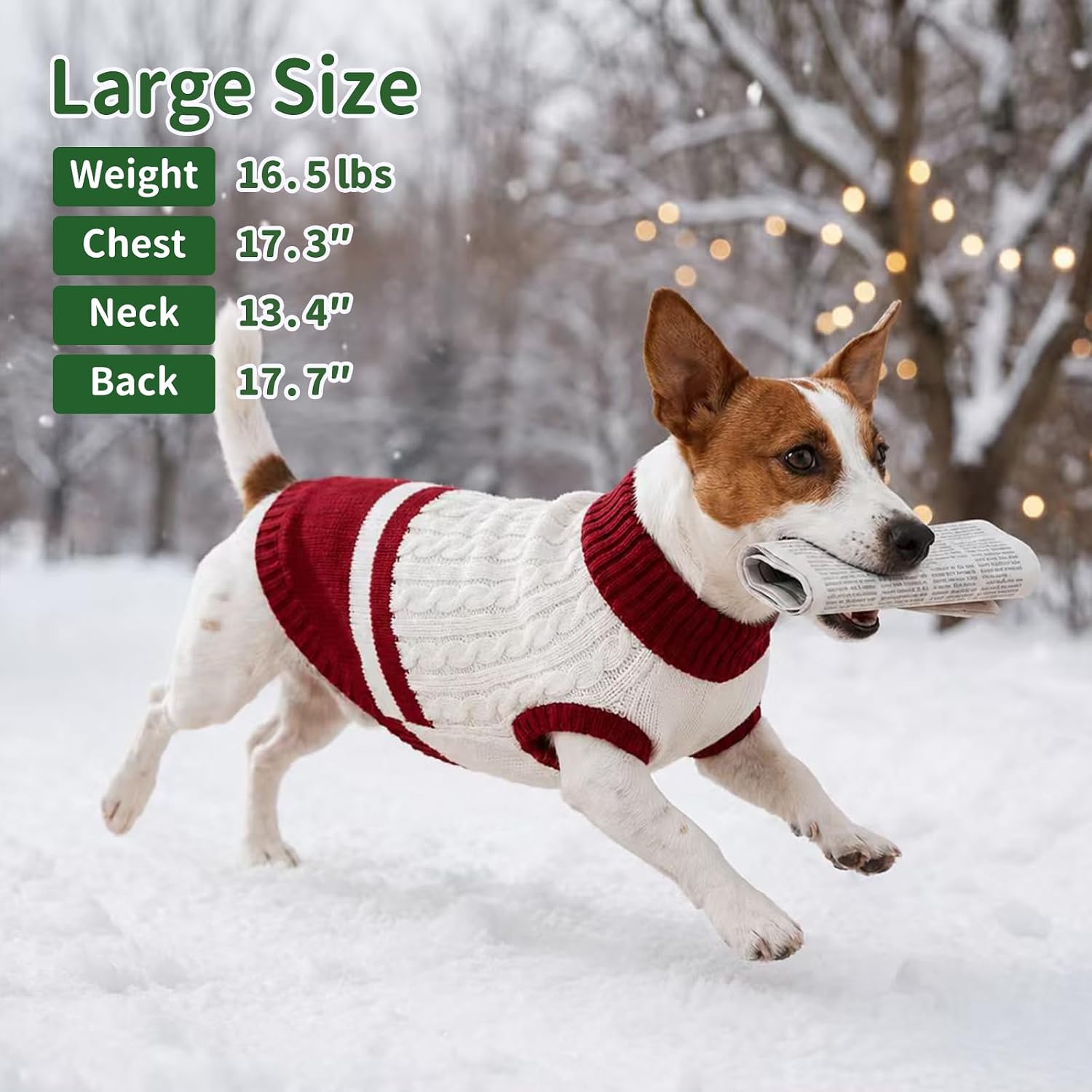 Thumbnail 6 de COOHAMS Dog Sweater, XL