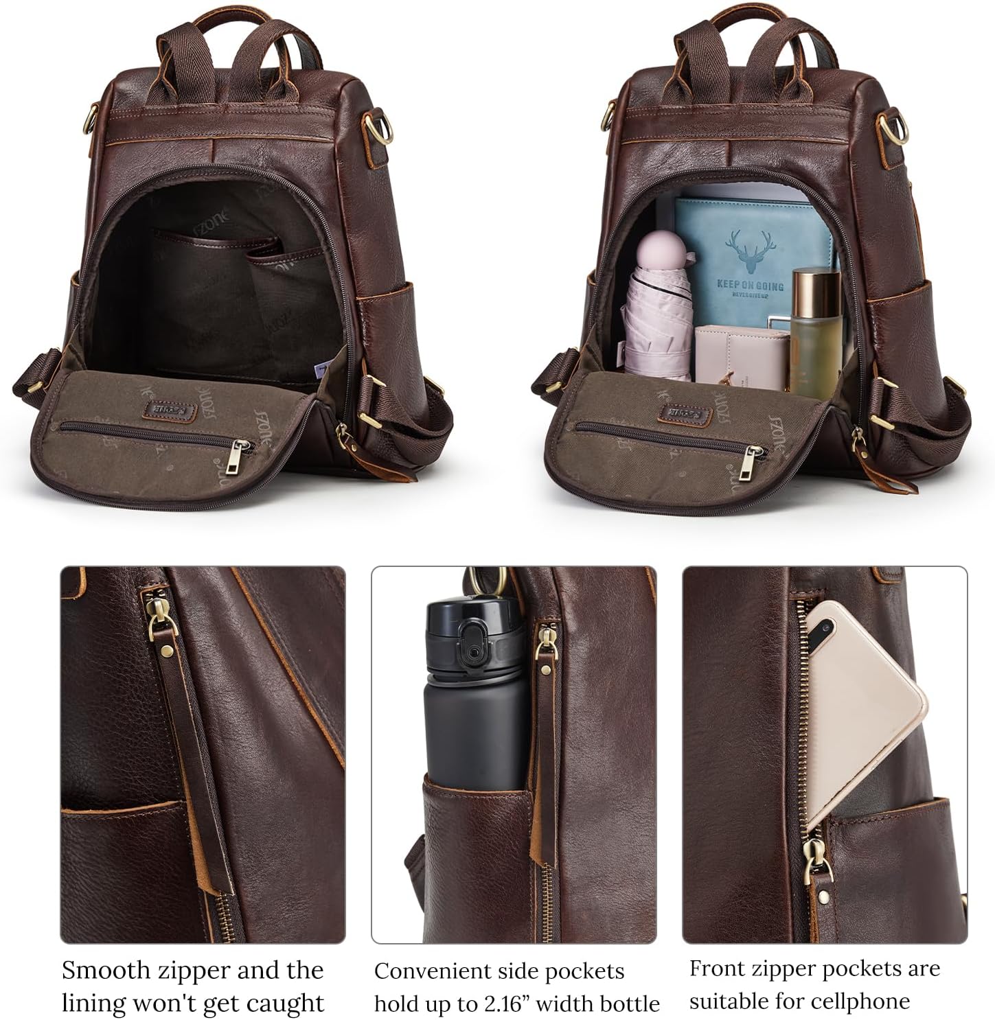 Detalle 2 de S-ZONE Sac à dos femme