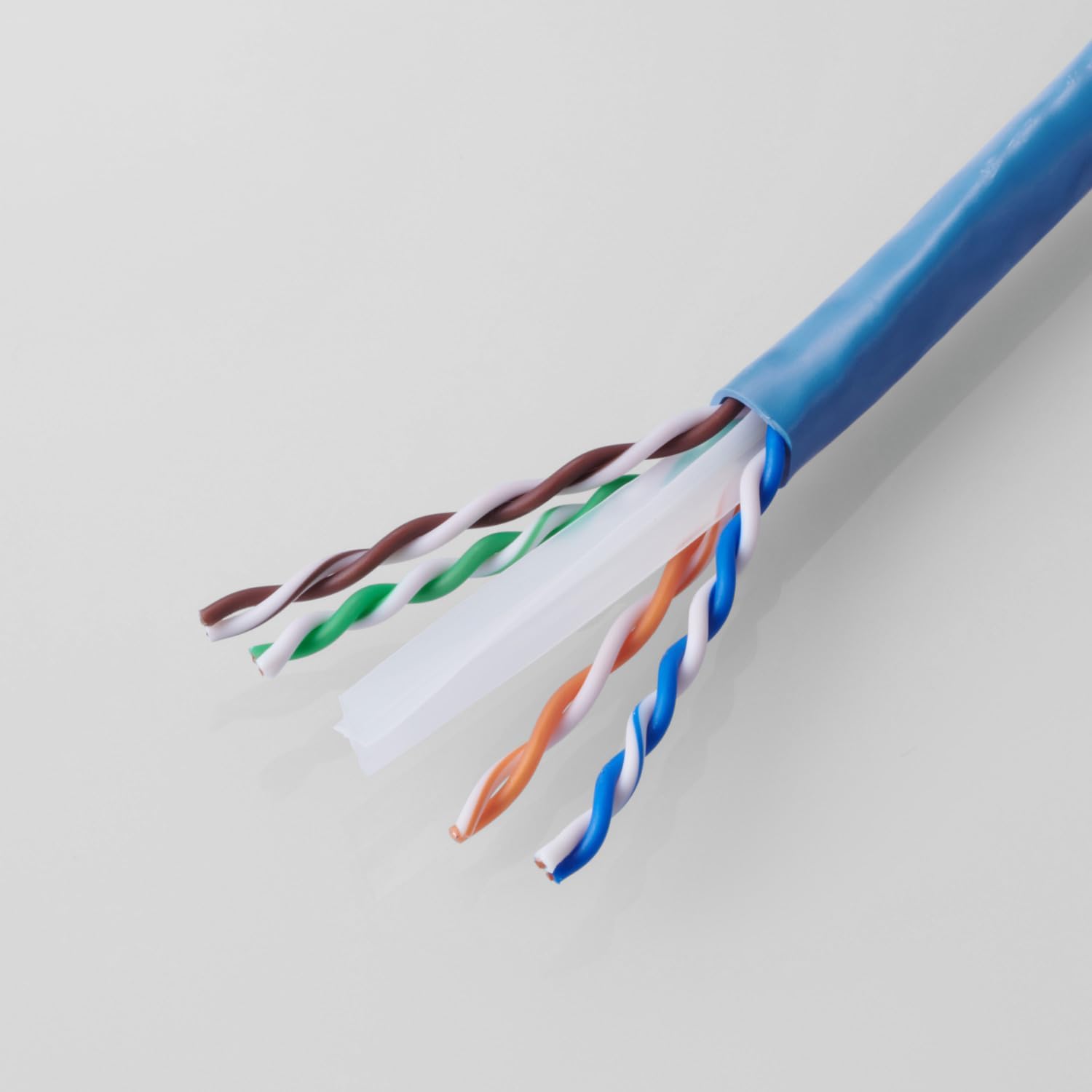 Detalle 1 de エレコム ECLD-GPALB100RS CAT6A LANケーブル 100m・単線・ブルー