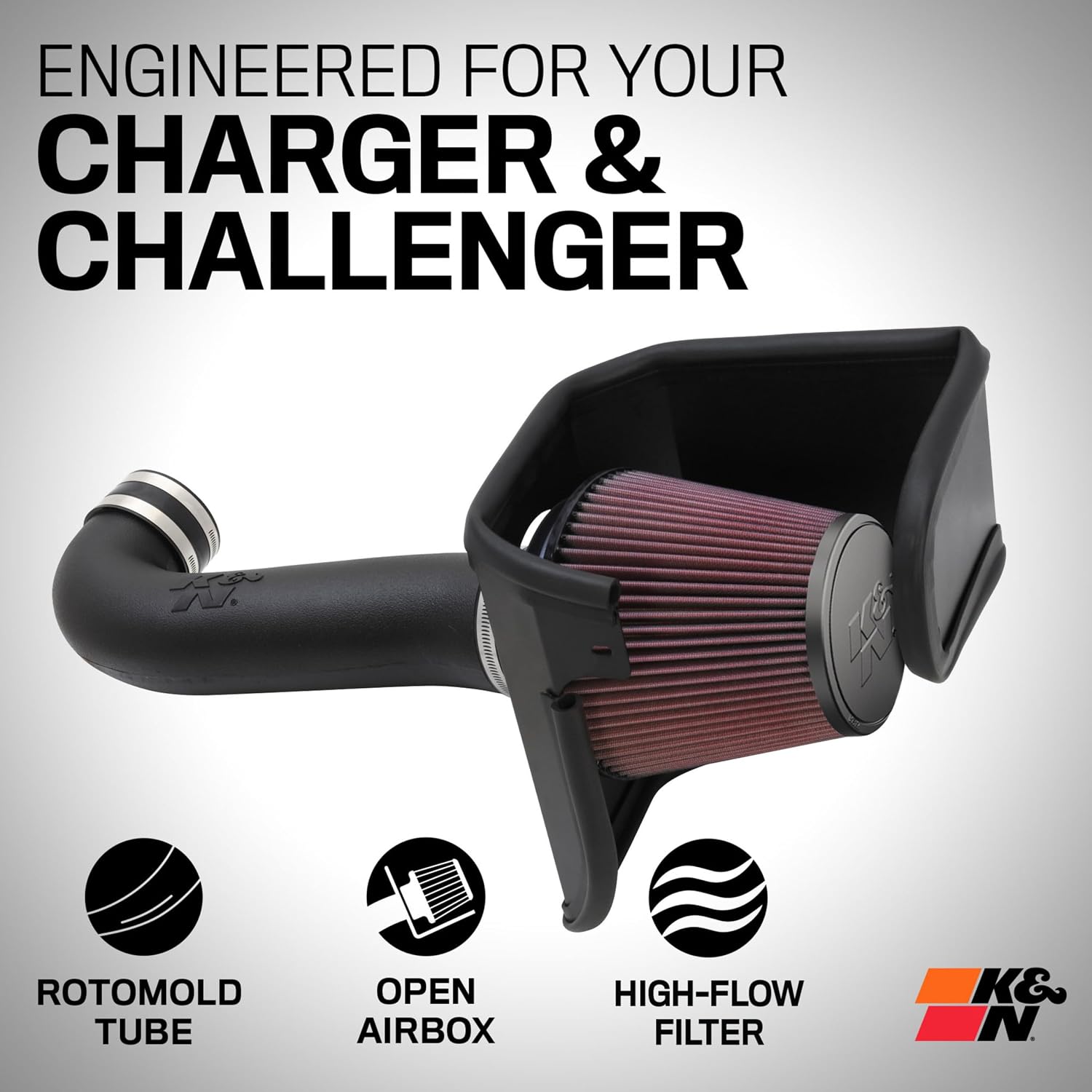Detalle 2 de K&N Cold Air Intake System 63-1114