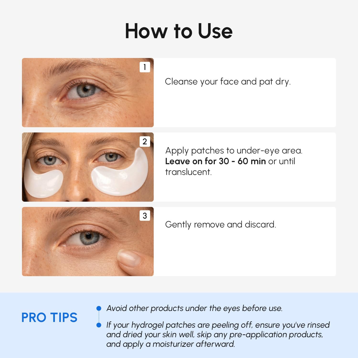 Detalle 2 de MAREE Under Eye Patches with Marine Collagen & Hyaluronic Acid (12 Pair)