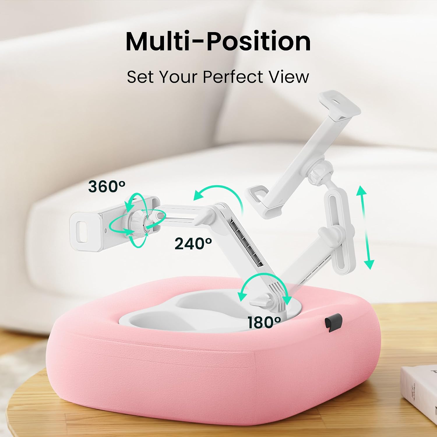Thumbnail 3 de TabHolderix Tablet Pillow Stand: 3-in-1 Bed/Soofa Reading Companion