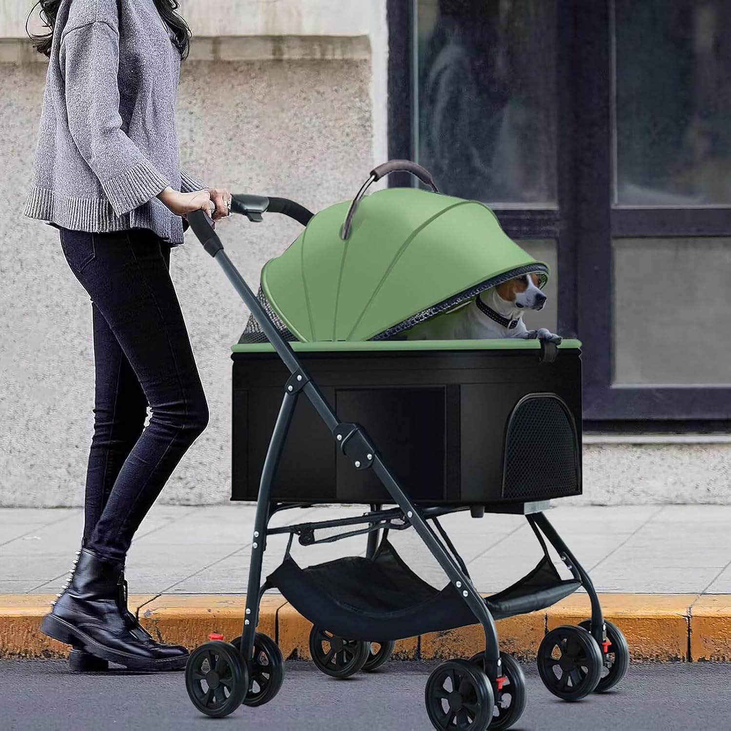 Thumbnail 6 de ZHUOKECE 3-in-1 Dog Stroller 55lbs 🚶♀