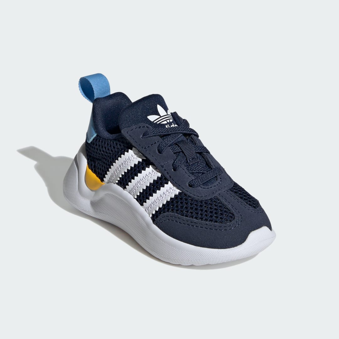 Detalle 2 de Adifom 70s Comfort Closure Elastic Laces (Bebé) de Adidas - Zapatilla azul