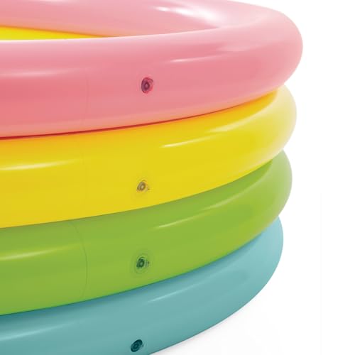 Detalle 2 de Intex Piscina Hinchable Infantil 168x46 cm (780 L) – 4 cámaras, 3 anillos de colores