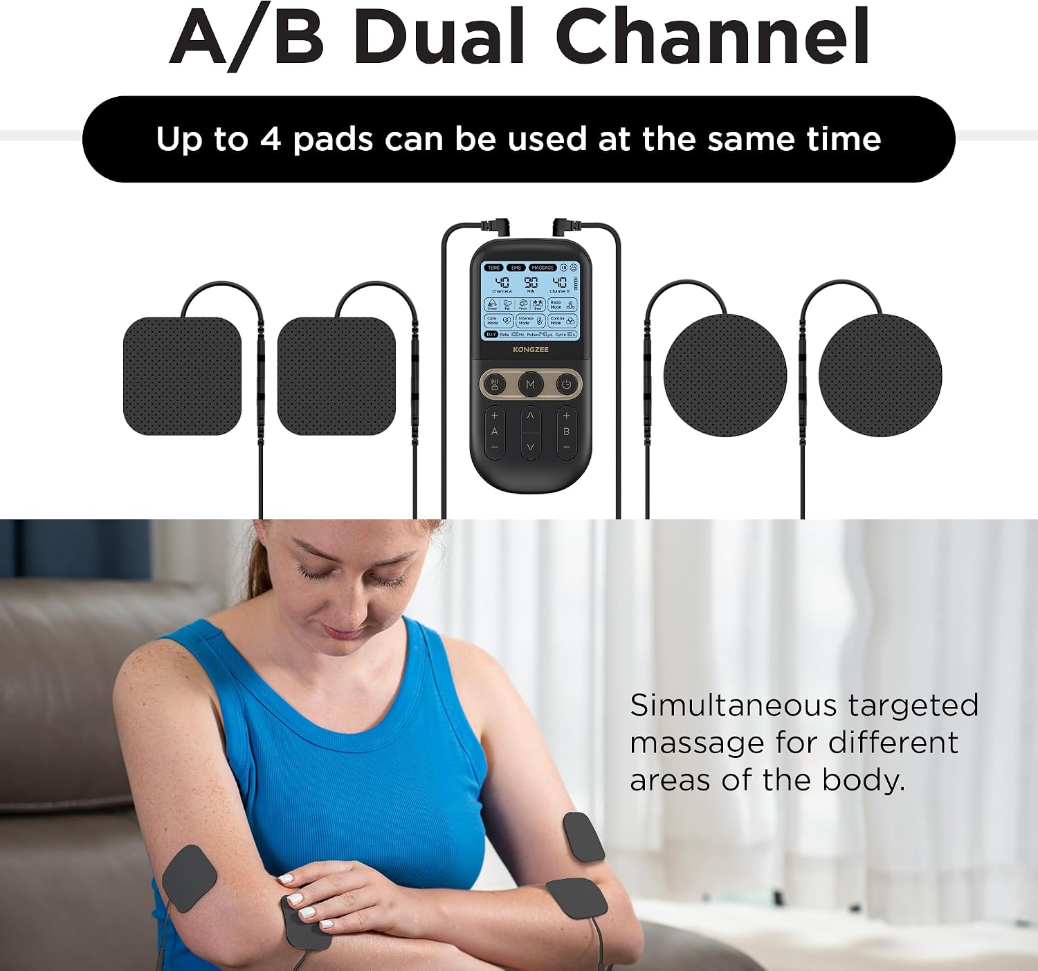 Thumbnail 4 de 4-in-1 DIY TENS EMS Muskelstimulator