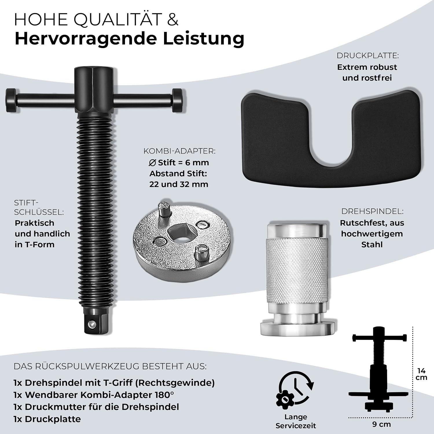 Detalle de TRESKO Bremskolbenrücksteller 3‑teilig
