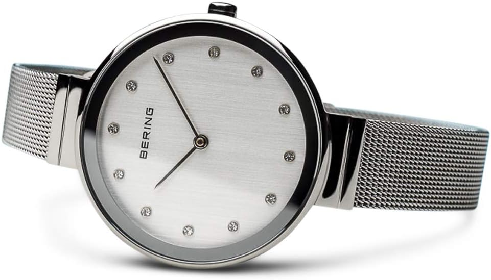 Thumbnail 3 de BERING Damenuhr Quarz 34 mm – Edelstahlgehäuse, Saphirglas, Milanaiseband
