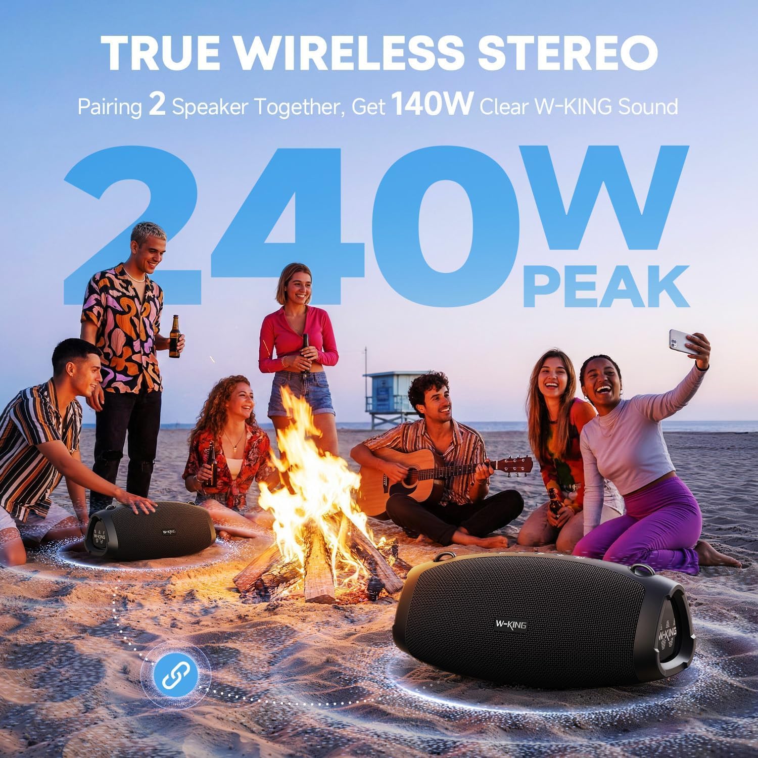 Thumbnail 6 de W-KING X10 Portable Bluetooth Speaker review: a beefy 120W voice with deep bass for outdoor use