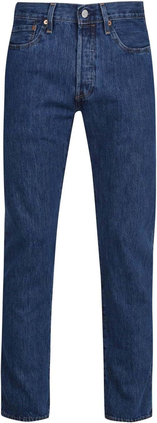 Detalle de Levi's 501 Original Fit Jeans Uomo Stonewash X 38W / 34L: classicità senza tempo con innovazione responsabile