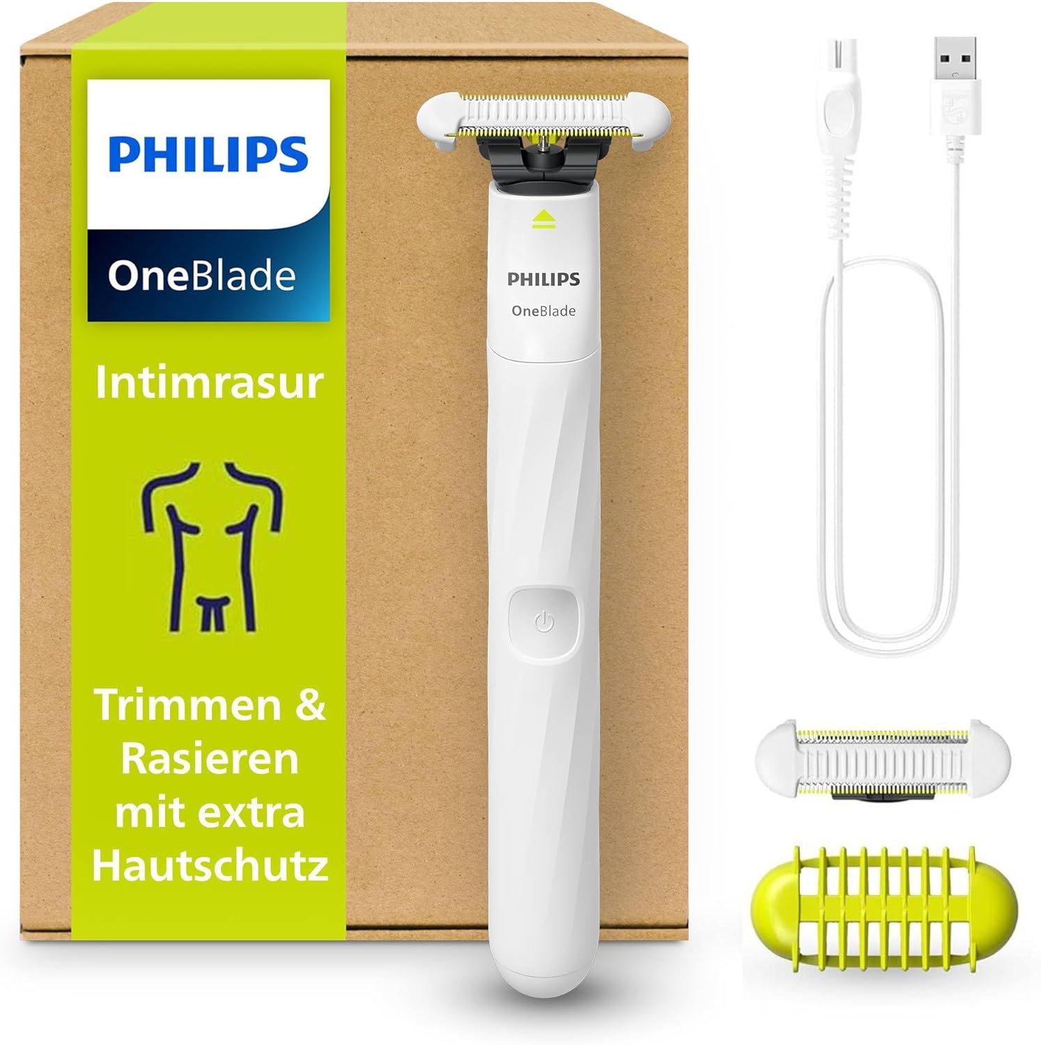 Philips OneBlade Intimate Intimrasierer 3 mm 🪒