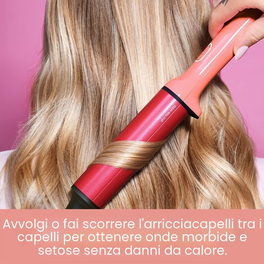 Detalle de ghd Chronos Curve Max Wand Arricciacapelli Professionale 38 mm: onde morbide e durature per capelli lunghi