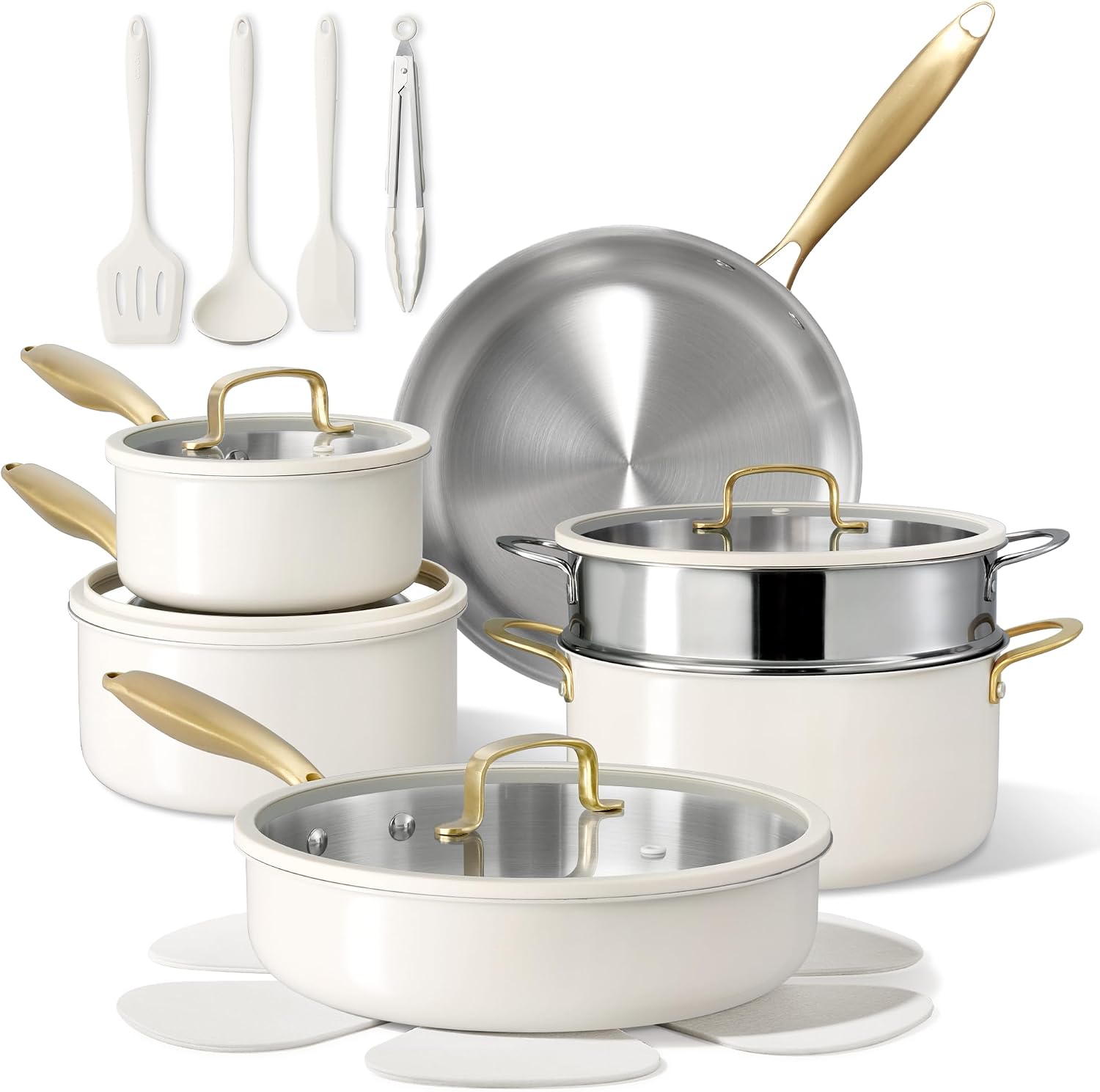 Detalle de CAROTE 16-Piece NonStick Cookware Set