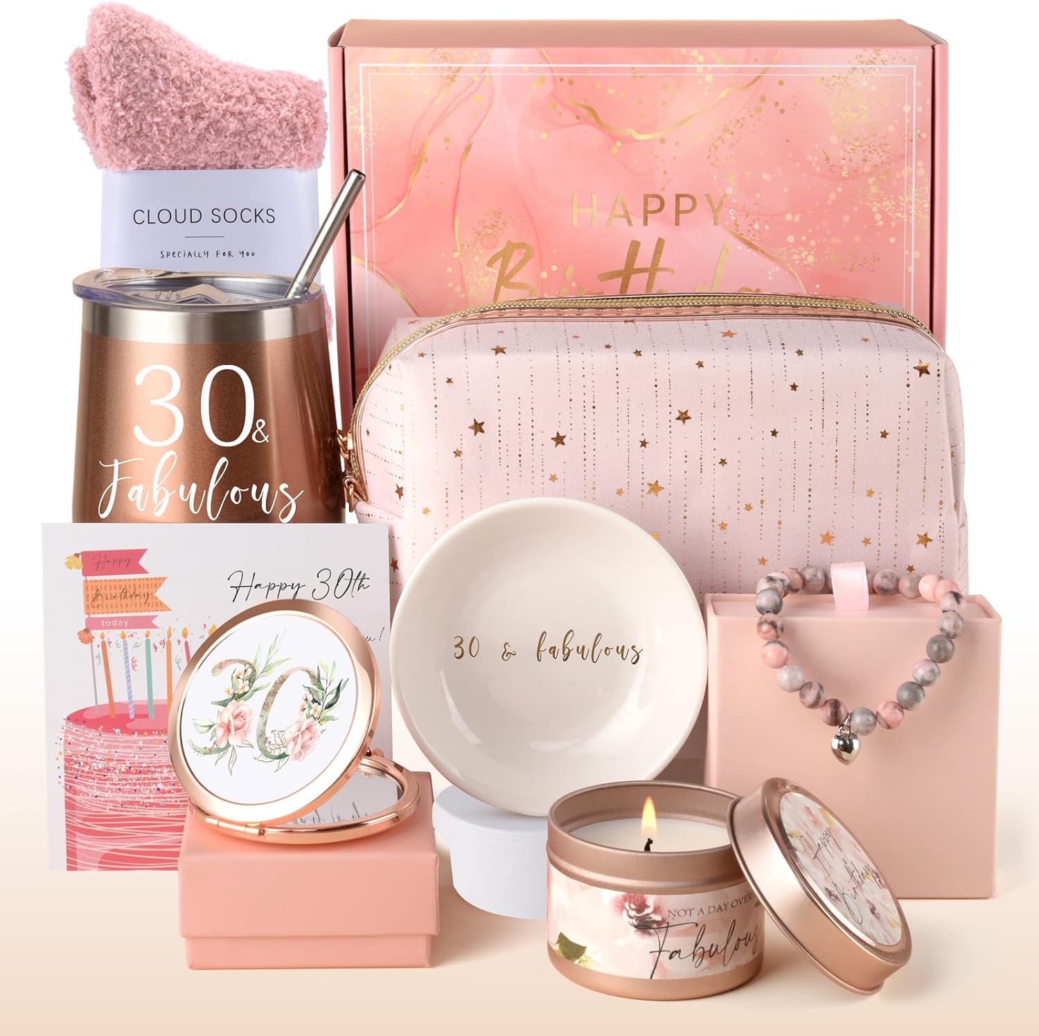 30th birthday gift hamper for her