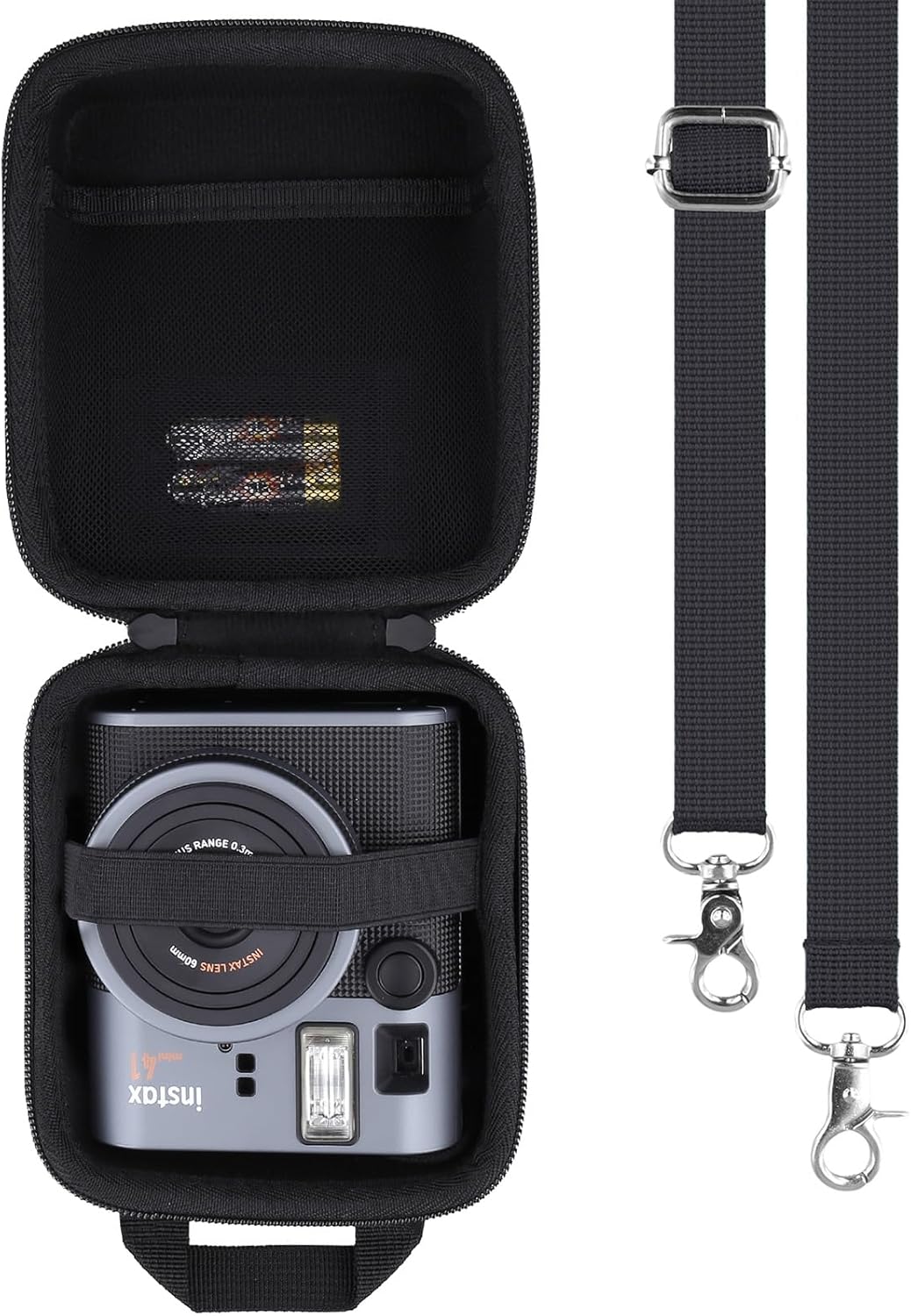 Detalle 2 de co2CREA Hartschalen-Reisetasche für Fujifilm Instax SQ6 EX D – schlanker Schutz für Kamera, Drucker und Zubehör