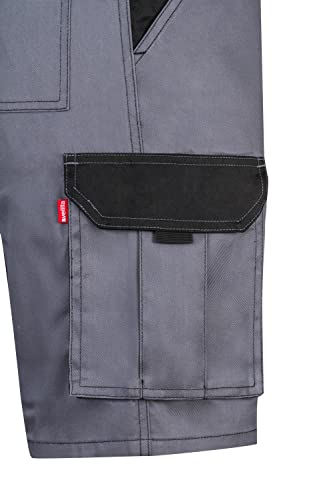 Detalle de VELILLA 103021B Bermuda Bicolor Multibolsillos (Gris y Negro) - Talla 40