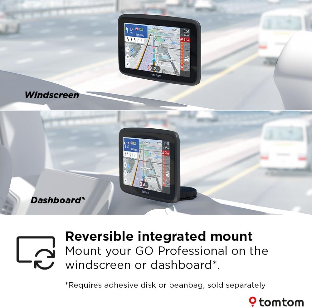 Thumbnail 5 de TomTom Truck Sat Nav GO Professional 2nd generation 5-inch with Europe maps and real-time traffic